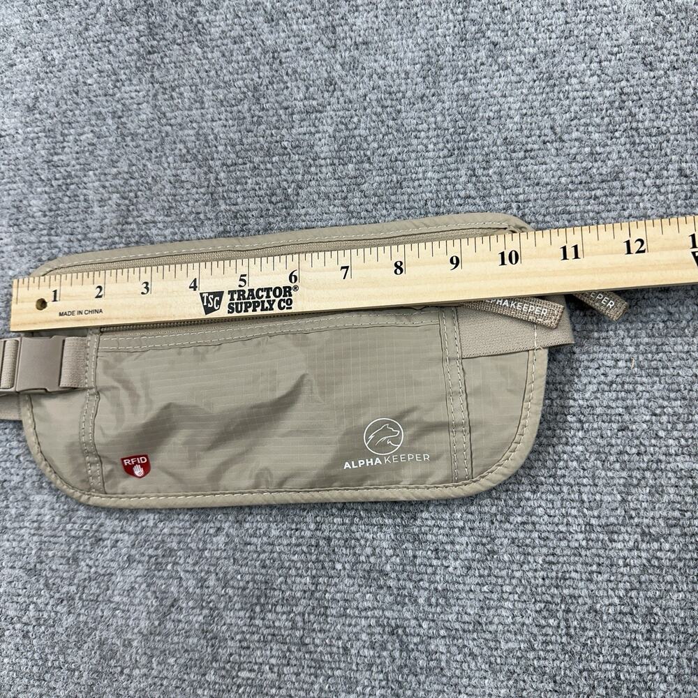 Alpha Keeper Money Belt For Travel Hidden Under Blocking Passport Waist Wallet - Picture 2 of 9